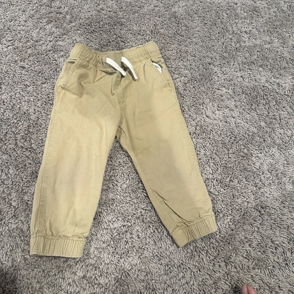 Preloved Children's Place Tan Joggers